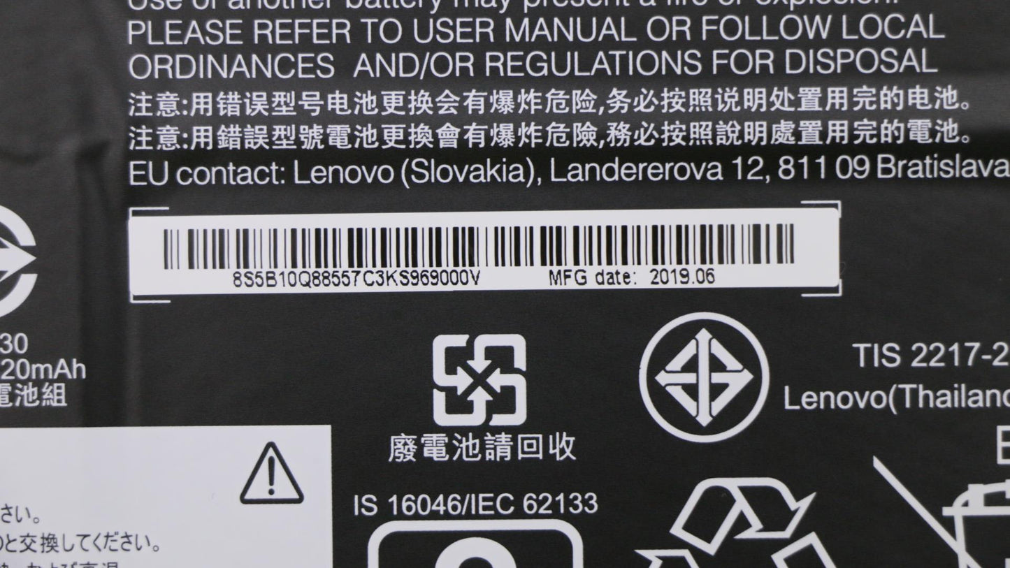 Lenovo Cp/C L17C3Pg2 11.55V57Wh3Cell - 5B10Q88557