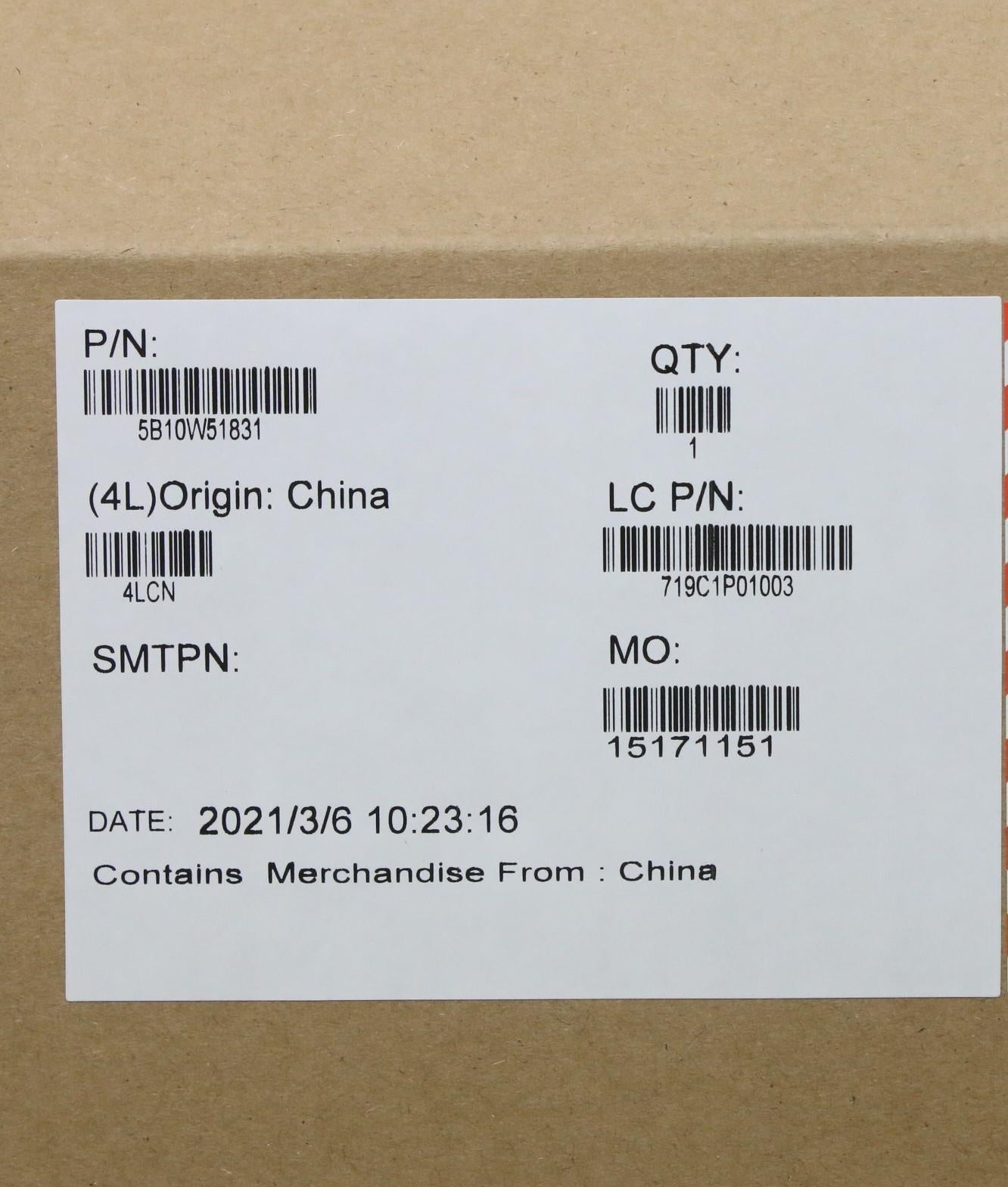 Lenovo 3-Cell 57Wh Battery, 11.58V - 5B10W51831