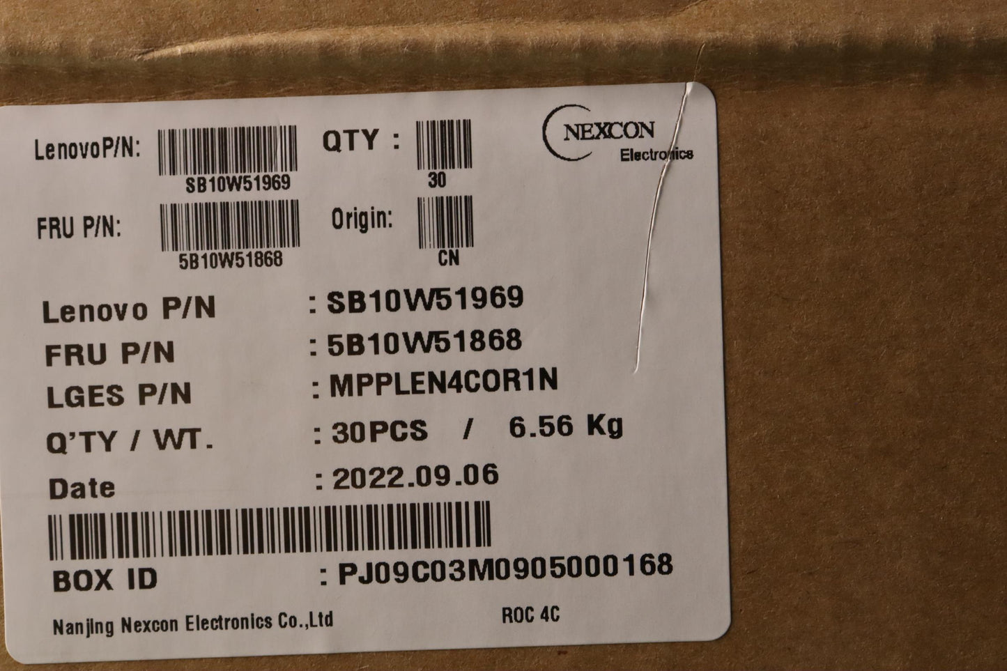 Lenovo Internal Battery, 15.44V, 52.5Wh, 4-Cell - 5B10W51868