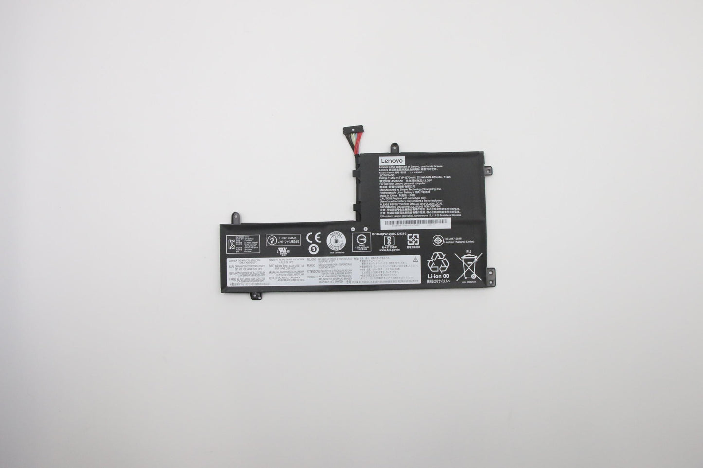 Lenovo 3-Cell Battery, 11.25V, 52.5 Wh - 5B10W67238