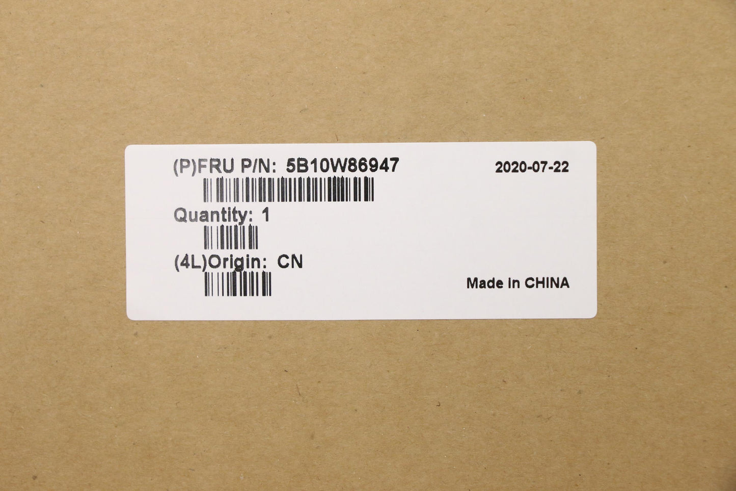 Lenovo 3-Cell 57Wh Battery, 11.52V - 5B10W86947