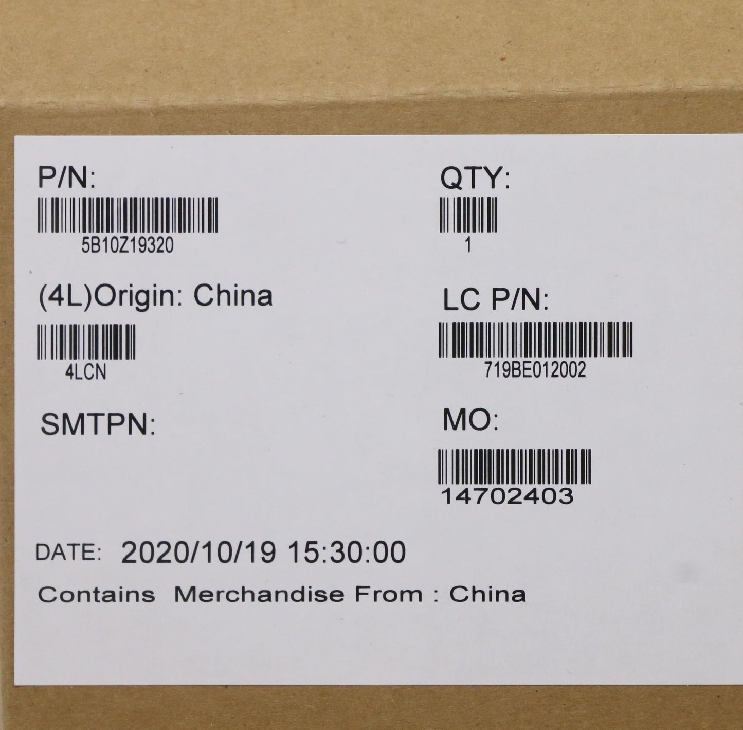 Lenovo Battery, 11.52V, 57Wh, 3-cell - 5B10Z19320