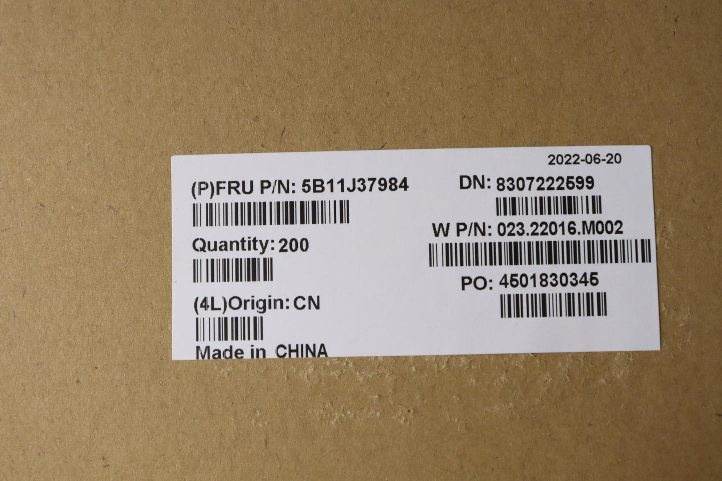 Lenovo RTC Battery, CR2016, 30mm, 2-Pin - 5B11J37984