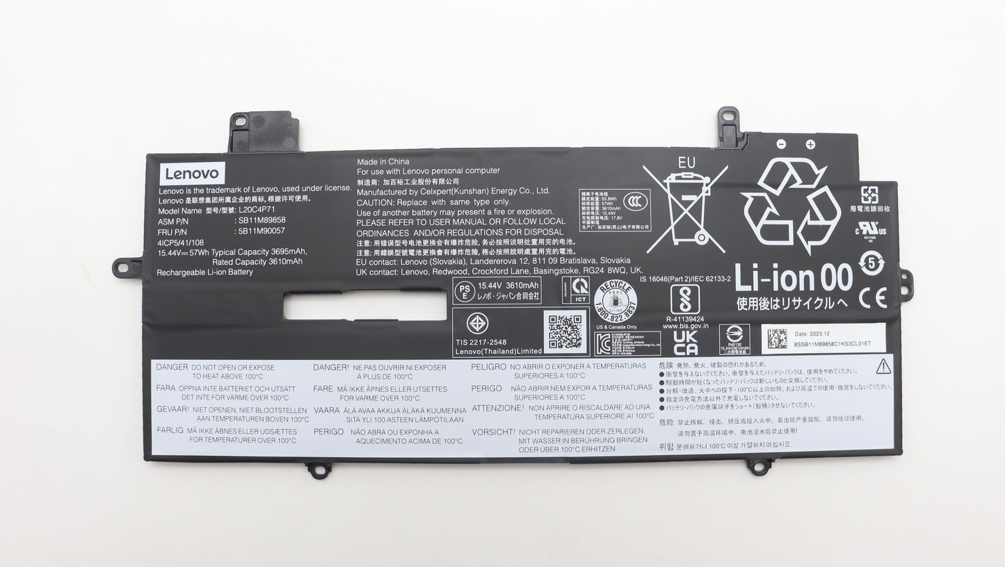 Lenovo Battery Internal,4C,57Wh - 5B11M90057