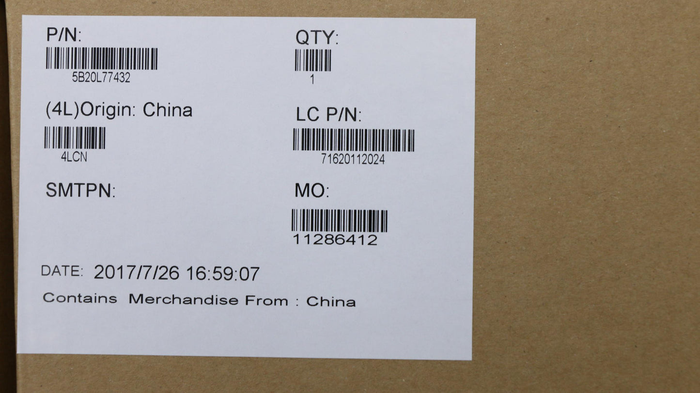 Lenovo Mb Nm-A804 N3060 100M D2G-Blk - 5B20L77432