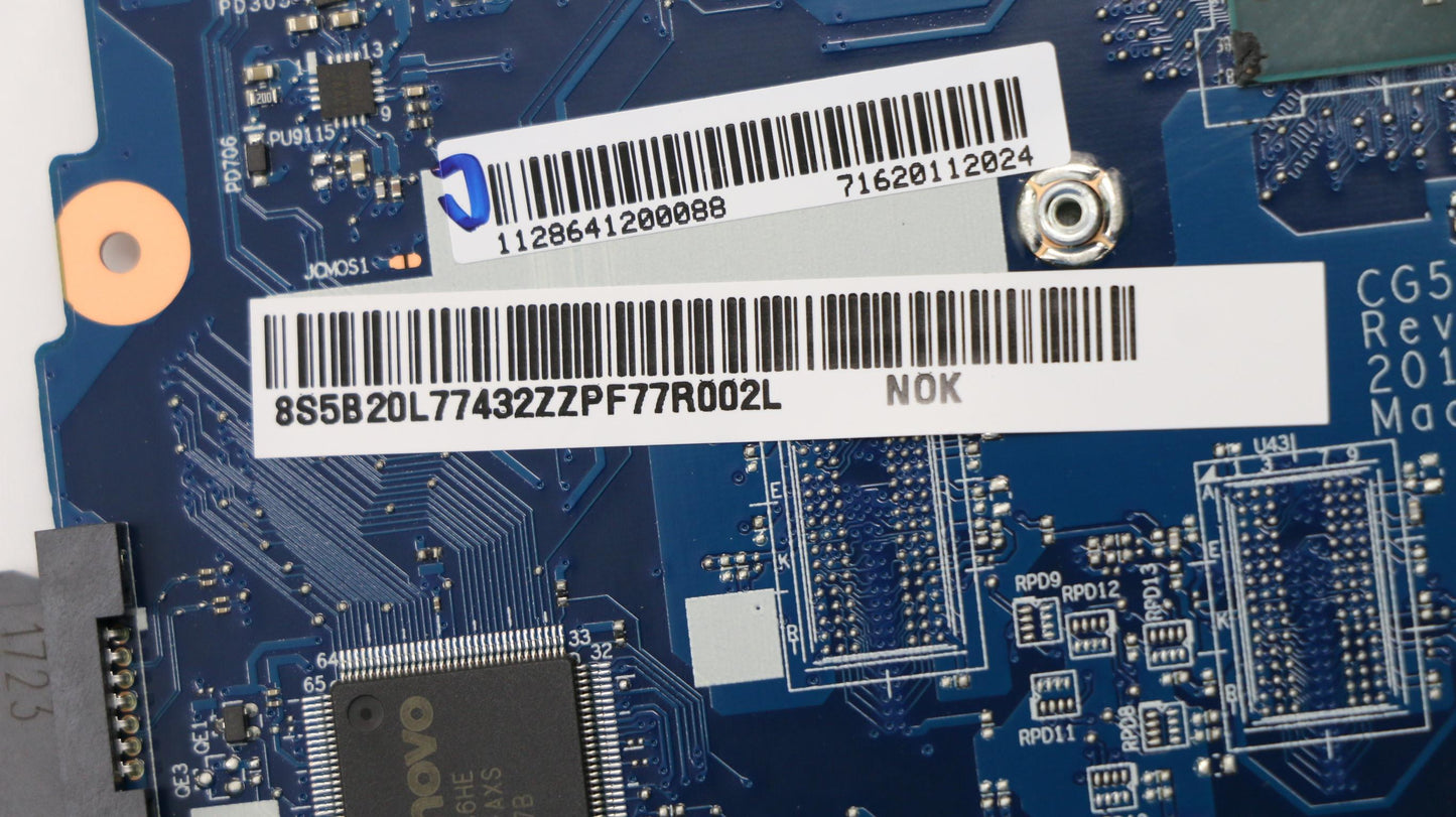 Lenovo Mb Nm-A804 N3060 100M D2G-Blk - 5B20L77432