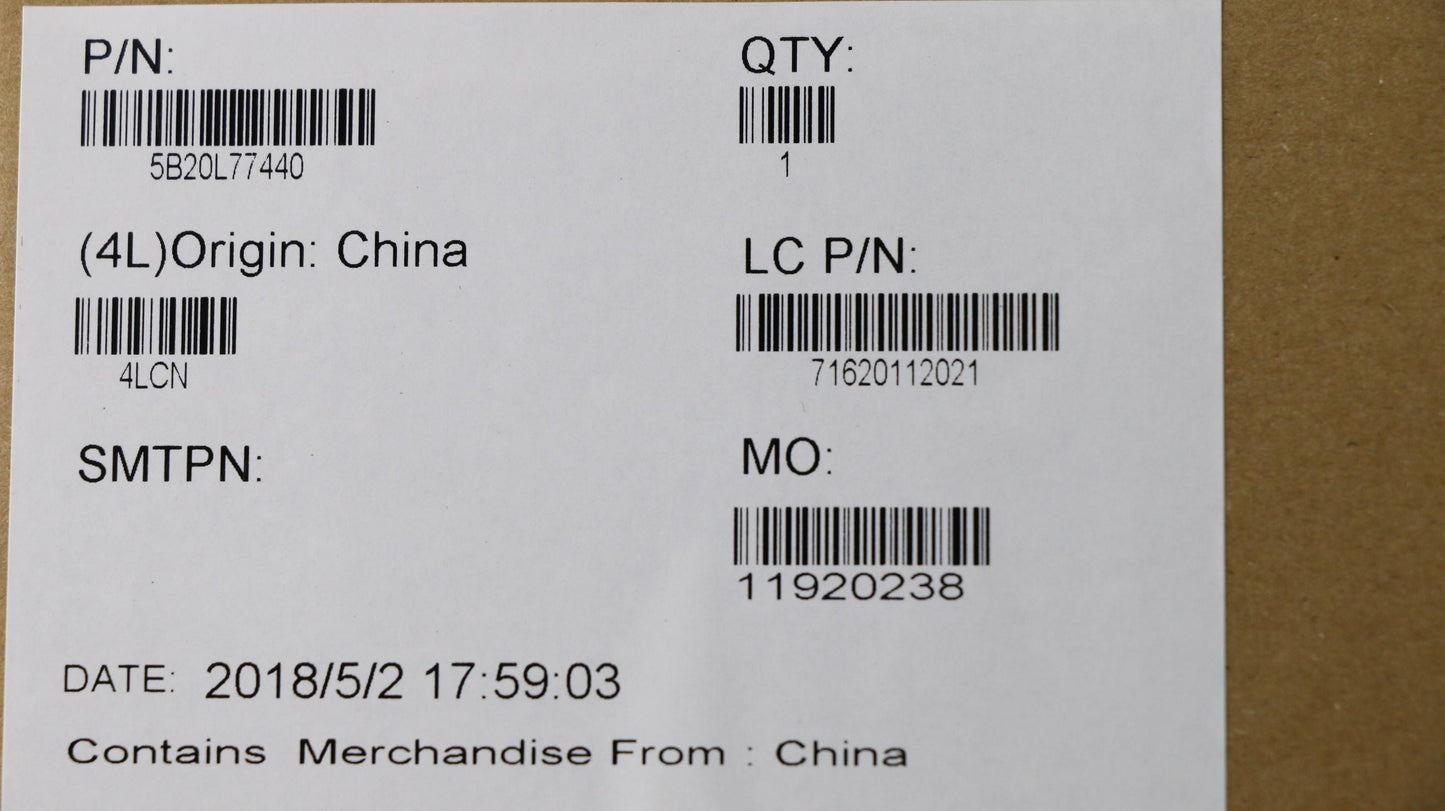 Lenovo Mb Nm-A804 N3060 100M D4G-Win - 5B20L77440