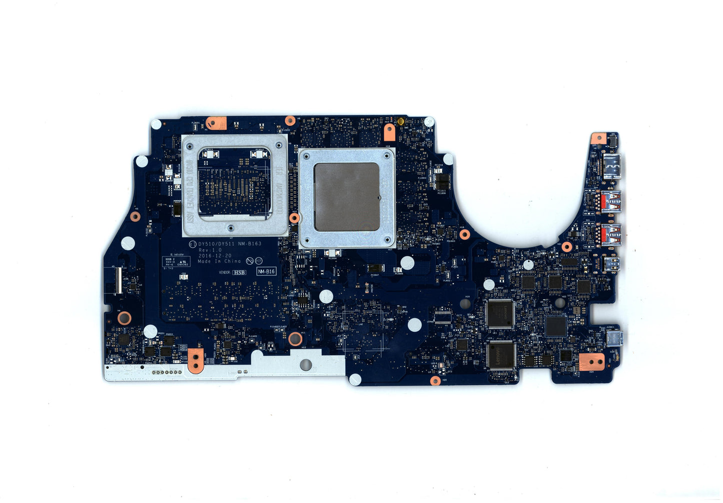 Lenovo Motherboard, i7-7700H, IR RGB Compatible, Windows Compatible - 5B20N67242