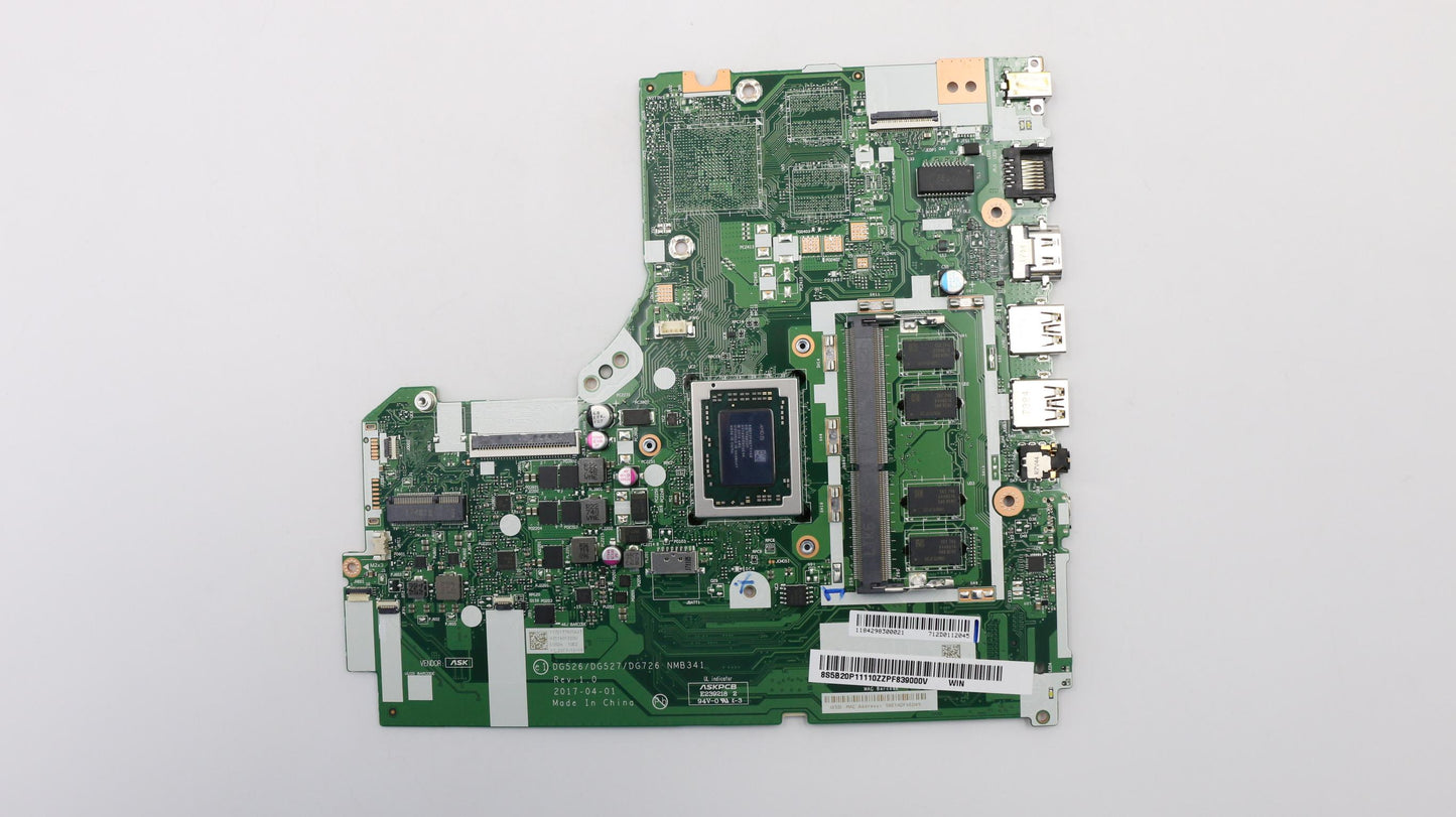 Lenovo Motherboard with UMA Graphics, 4GB RAM, Fingerprint - 5B20P11110