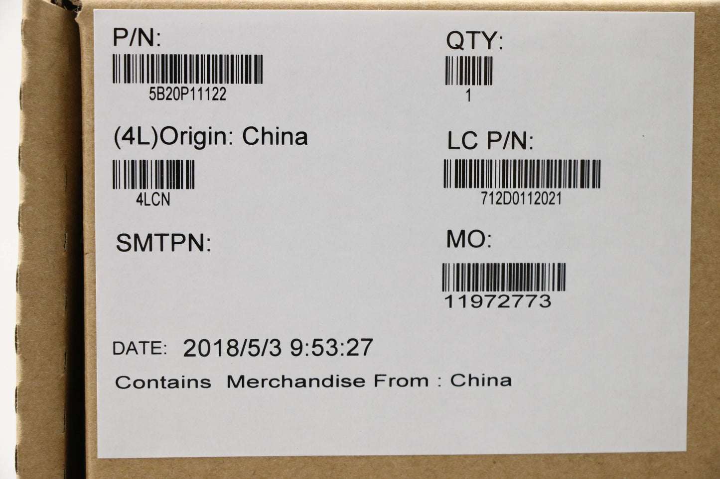 Lenovo System Board, 2GB UMA, 4GB RAM, Windows - 5B20P11122