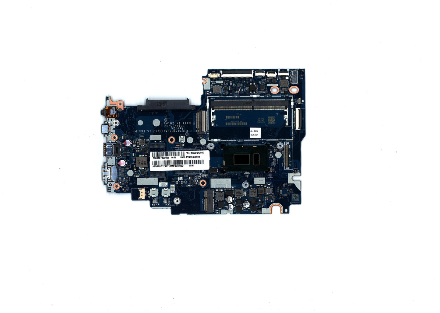 Lenovo System Board, i7, UMA Graphics, Backlit, Fingerprint, Windows - 5B20Q12977