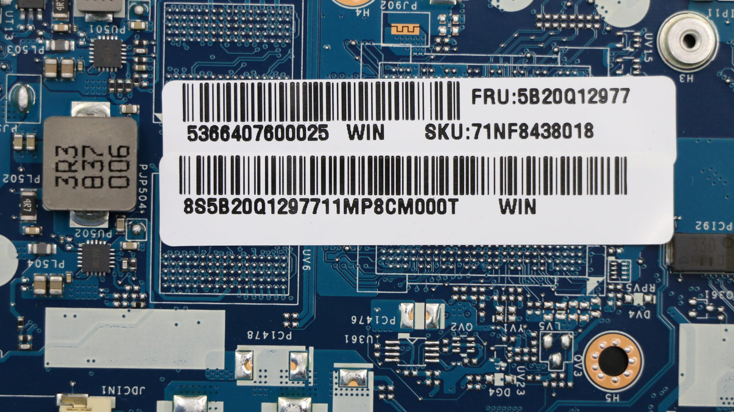 Lenovo System Board, i7, UMA Graphics, Backlit, Fingerprint, Windows - 5B20Q12977