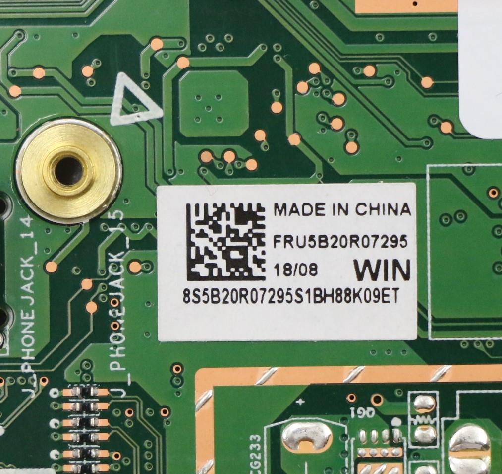 Lenovo System Board, MB 3N81F5, i5-8250U, UMA, 4GB RAM, Windows - 5B20R07295