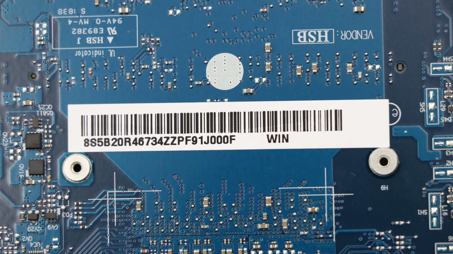 Lenovo System Board, i5-8300H, V2G Graphics, 4GB RAM, Windows - 5B20R46734