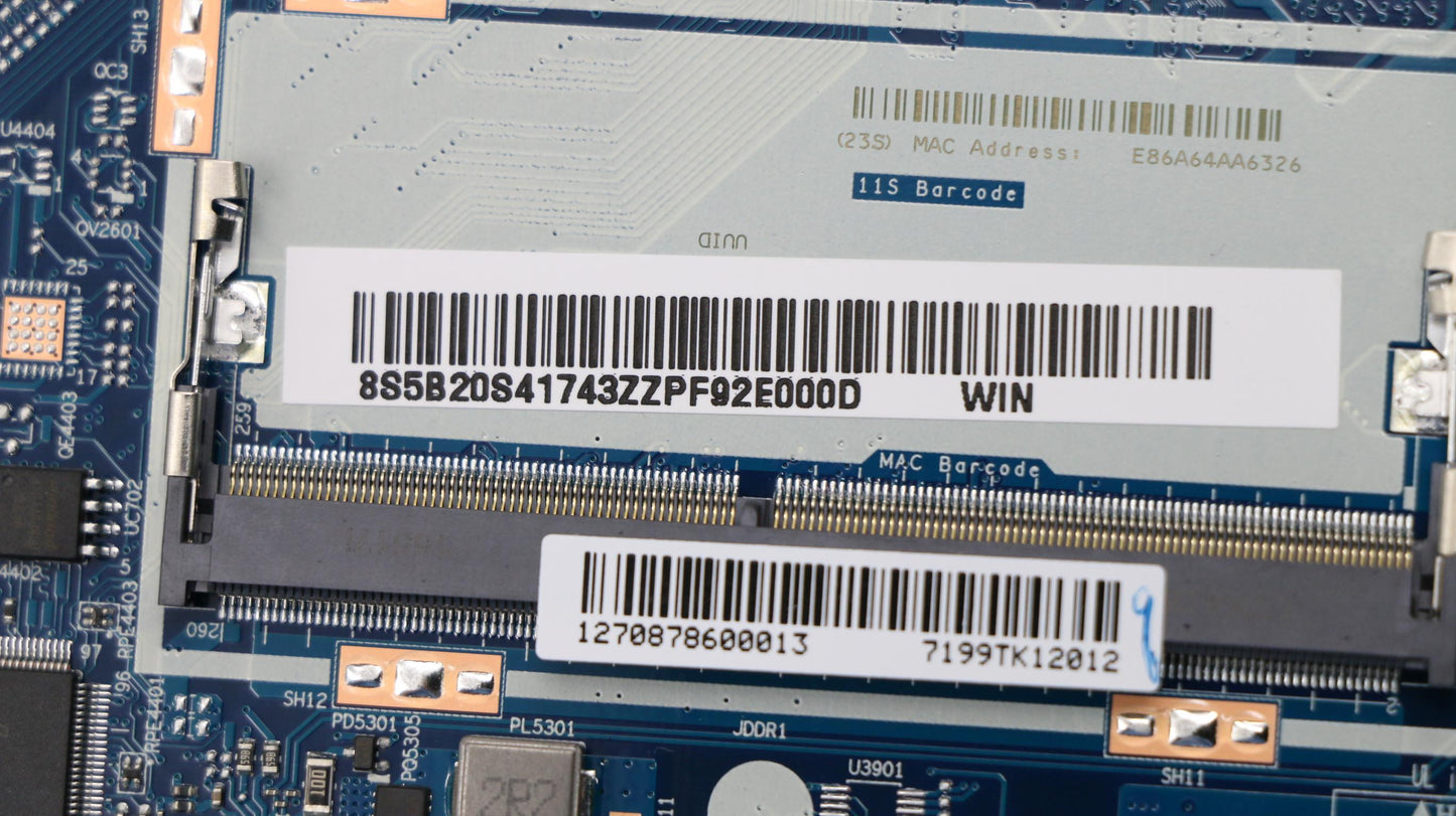 Lenovo System Board, Intel 5405U, UMA, Windows - 5B20S41743