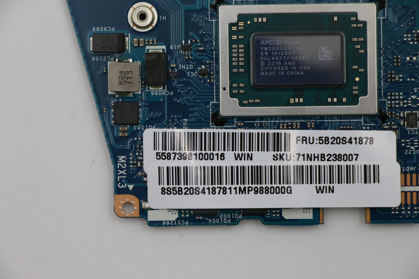 Lenovo System Board, R5 Processor, UMA Graphics, 4GB RAM, Fingerprint Reader, Windows - 5B20S41878