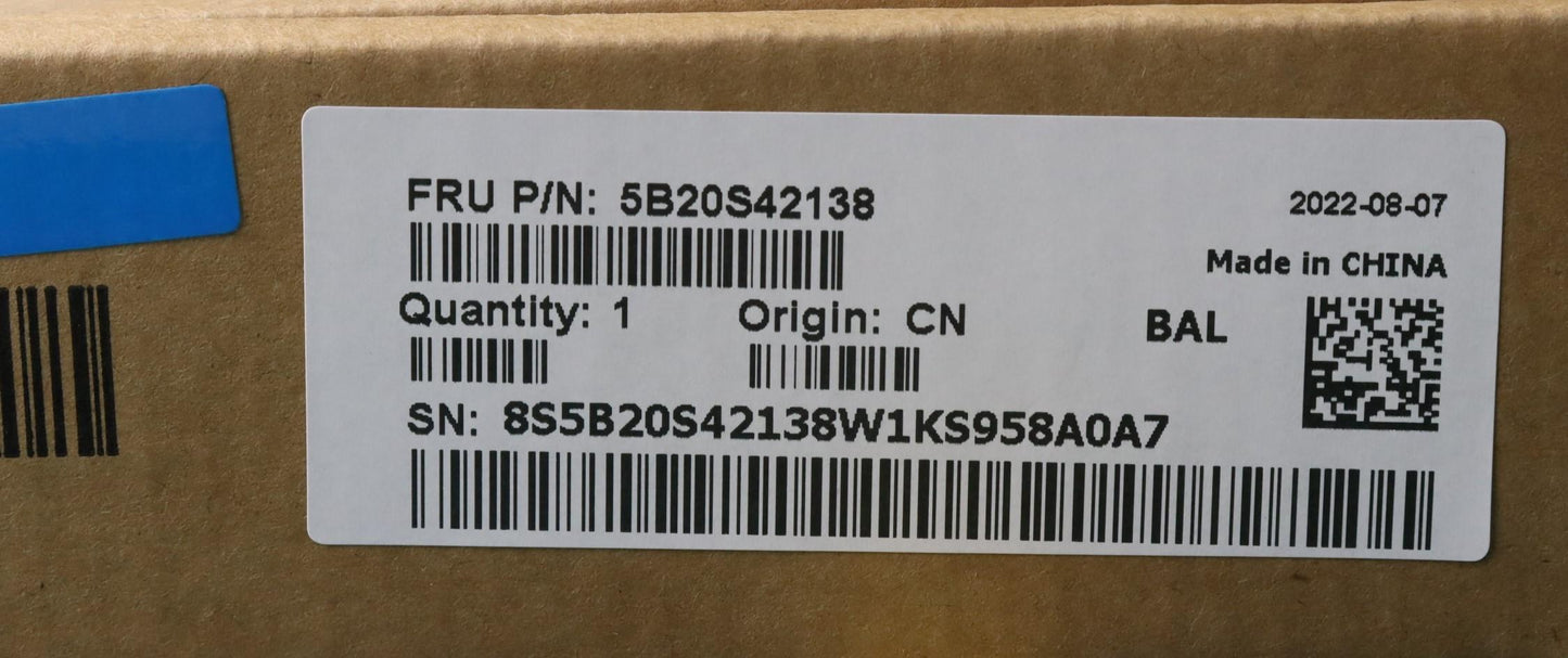 Lenovo System Board, W 81Q7 WIN, I7-8565U, UMA, 8G - 5B20S42138