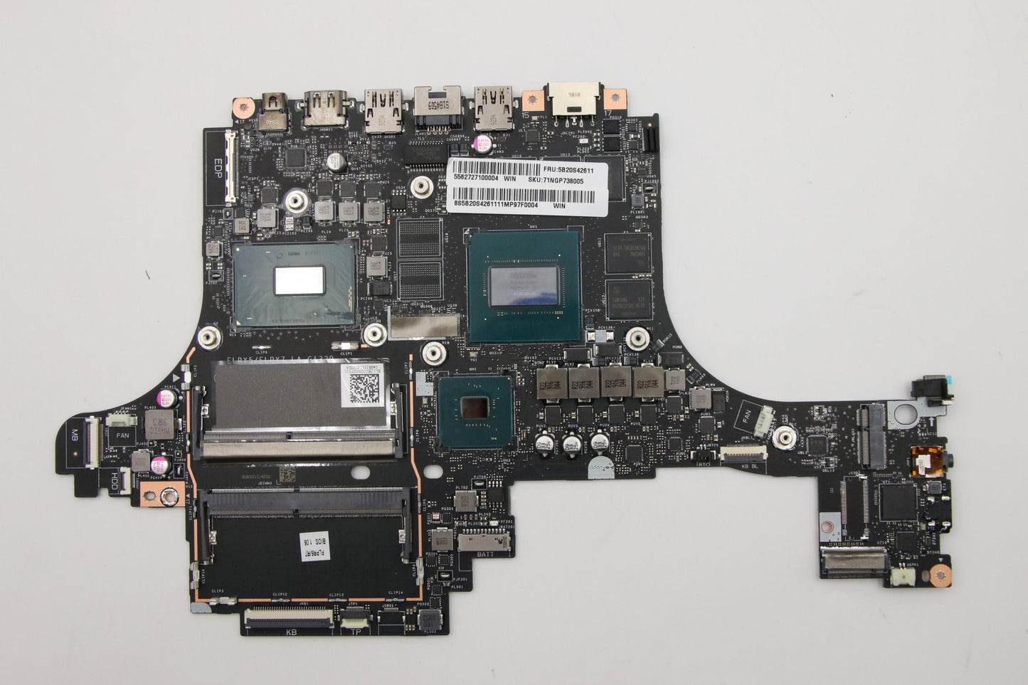 Lenovo Motherboard BDPLANAR, Windows, i7-9750H, GTX 1660 Ti, 6GB - 5B20S42611