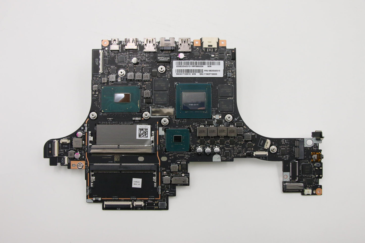 Lenovo Motherboard BDPLANAR, Windows, i7-9750H, GTX 2070, 8GB - 5B20S42615