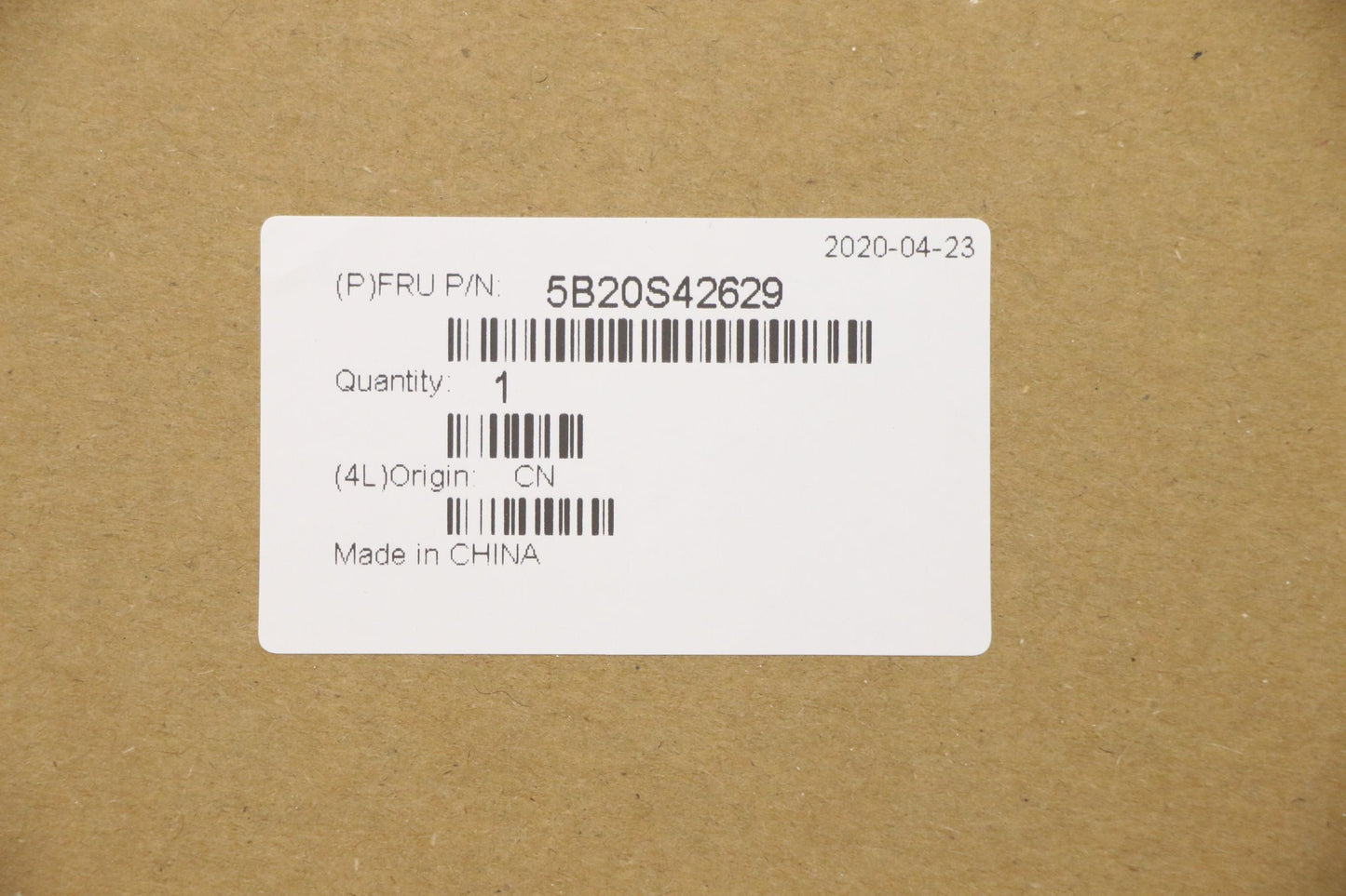 Lenovo System Board, Intel i7-9750H, GTX 2060, 6GB - 5B20S42629