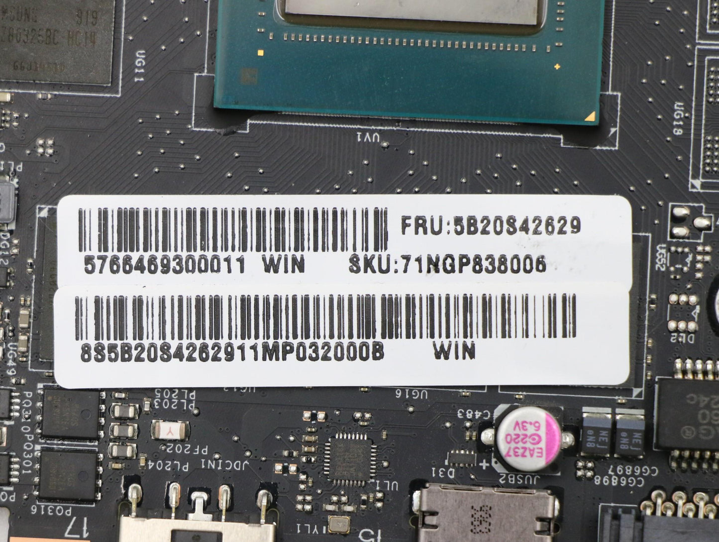 Lenovo System Board, Intel i7-9750H, GTX 2060, 6GB - 5B20S42629