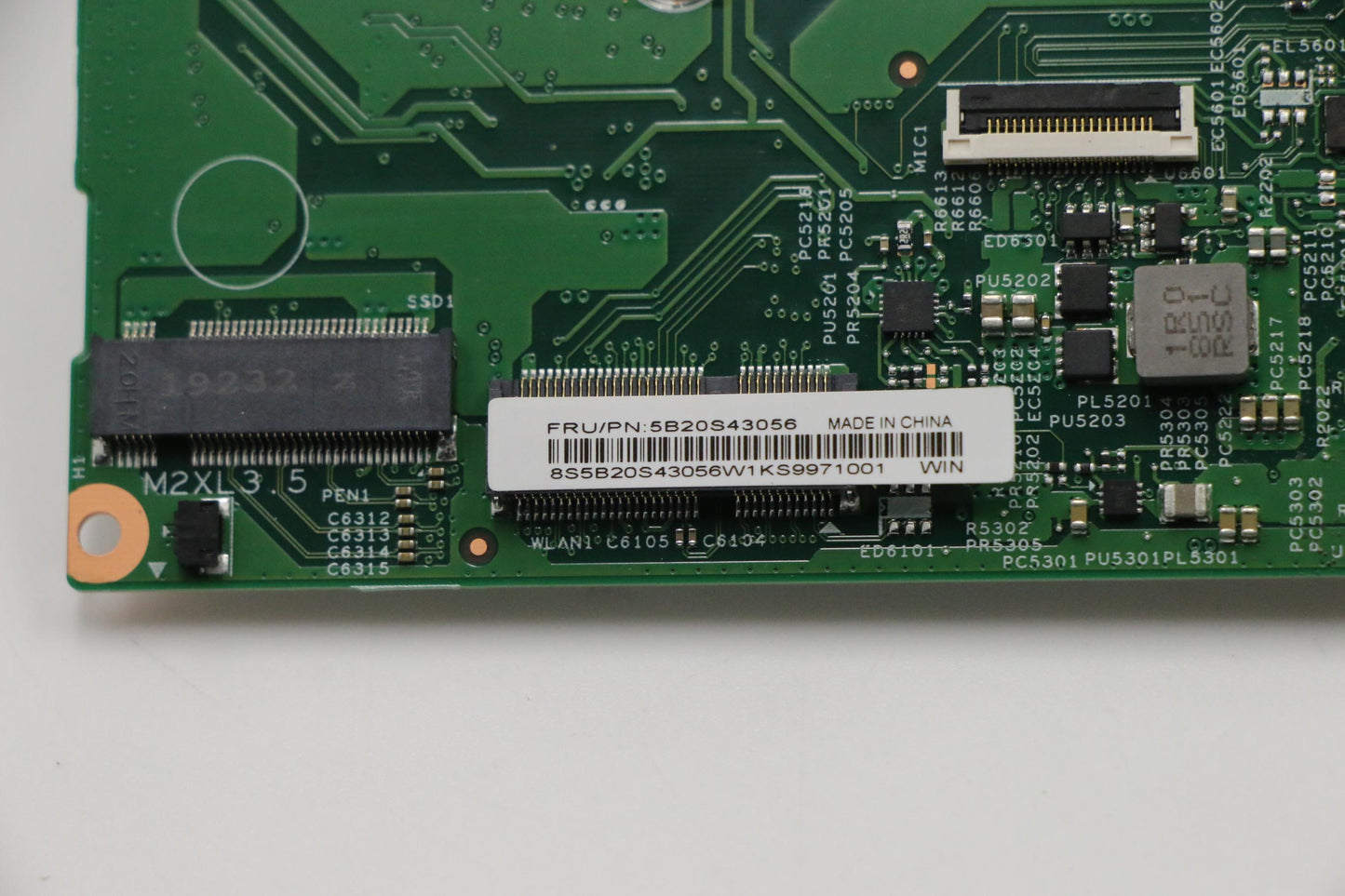 Lenovo System Board, i7-9750H, Discrete Graphics, 4GB VRAM, 16GB RAM, Windows - 5B20S43056