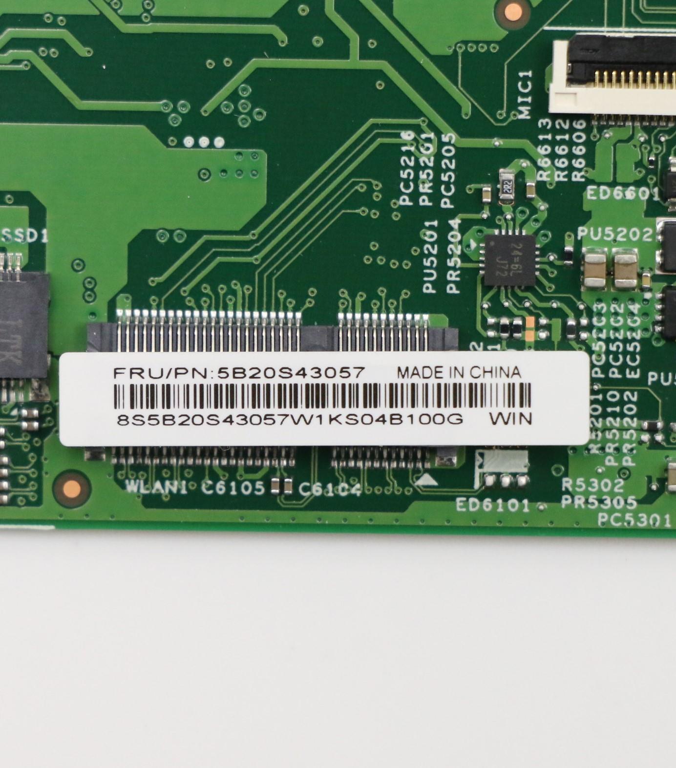 Lenovo Motherboard BDPLANAR MB, WIN, i9-9880H, D, 4G + 16G RAM - 5B20S43057