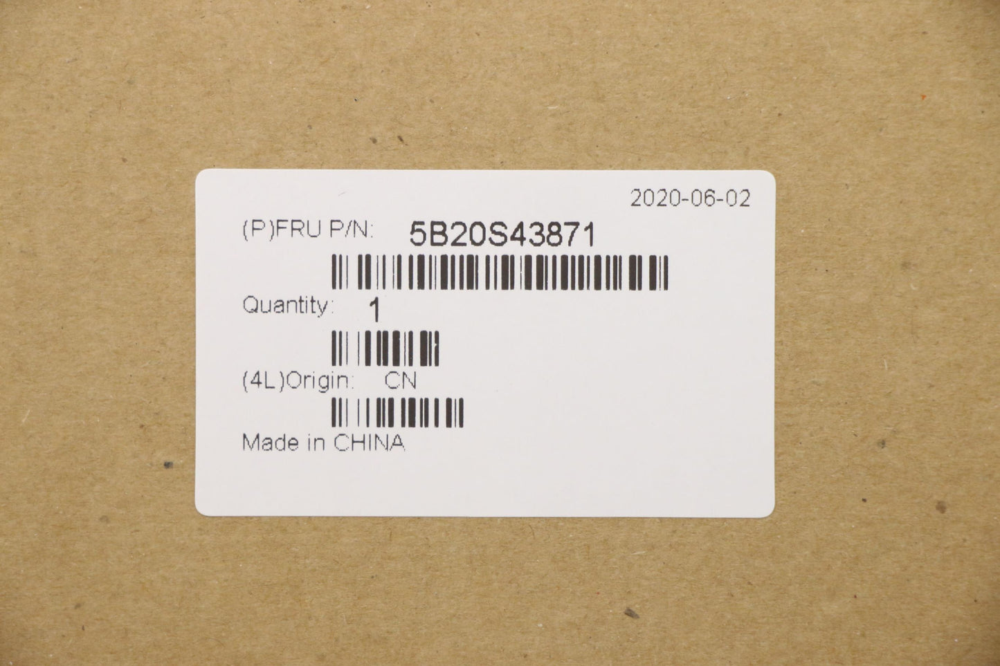 Lenovo Q20SL Motherboard, i5-1035G1 Processor, UMA, WWAN Support, Windows - 5B20S43871