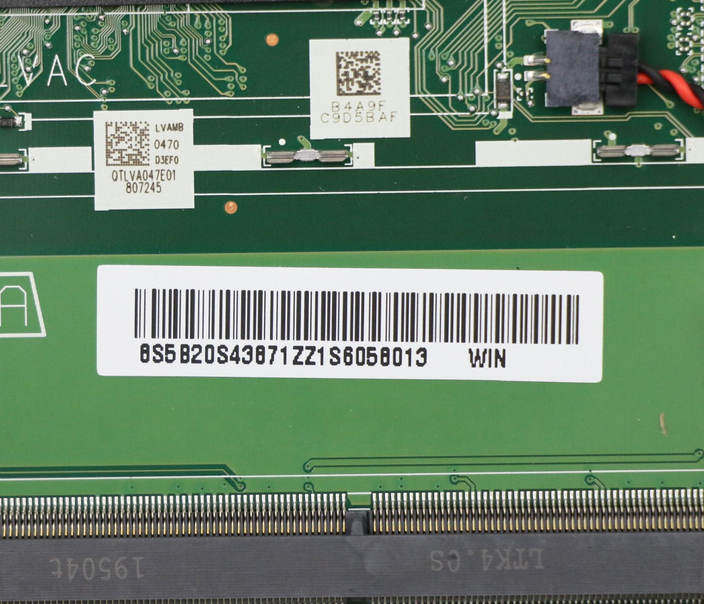 Lenovo Q20SL Motherboard, i5-1035G1 Processor, UMA, WWAN Support, Windows - 5B20S43871