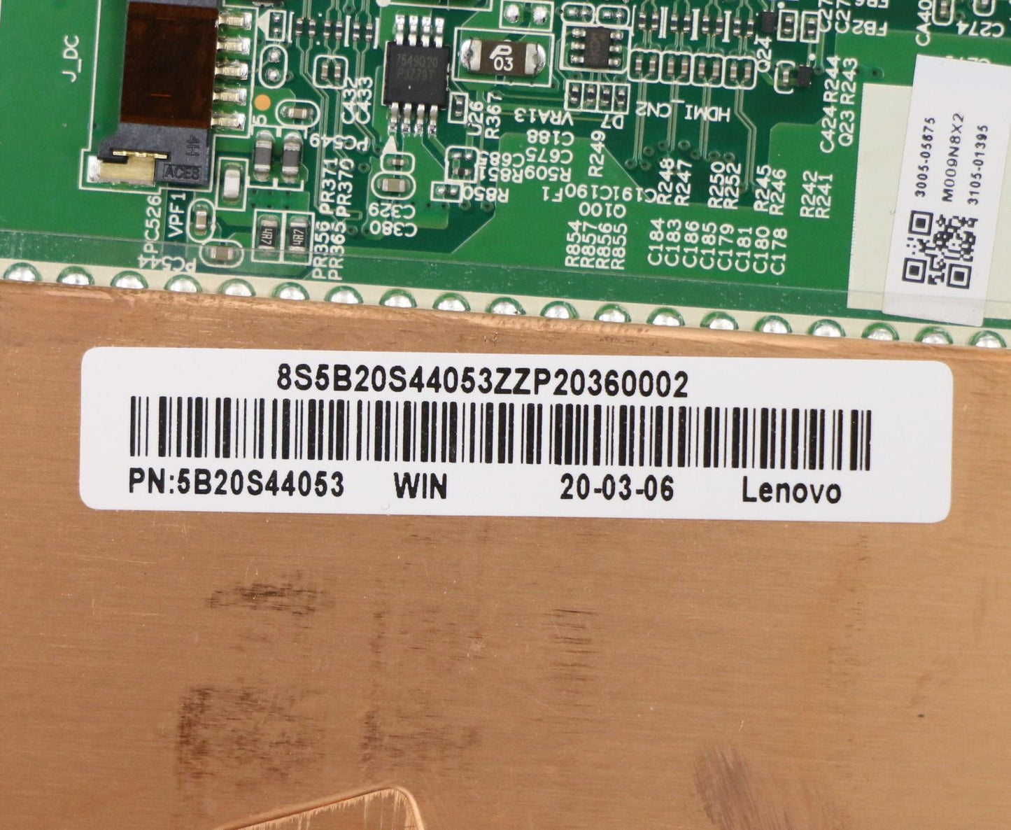 Lenovo Motherboard, N5030, UMA, 4GB RAM, Windows - 5B20S44053