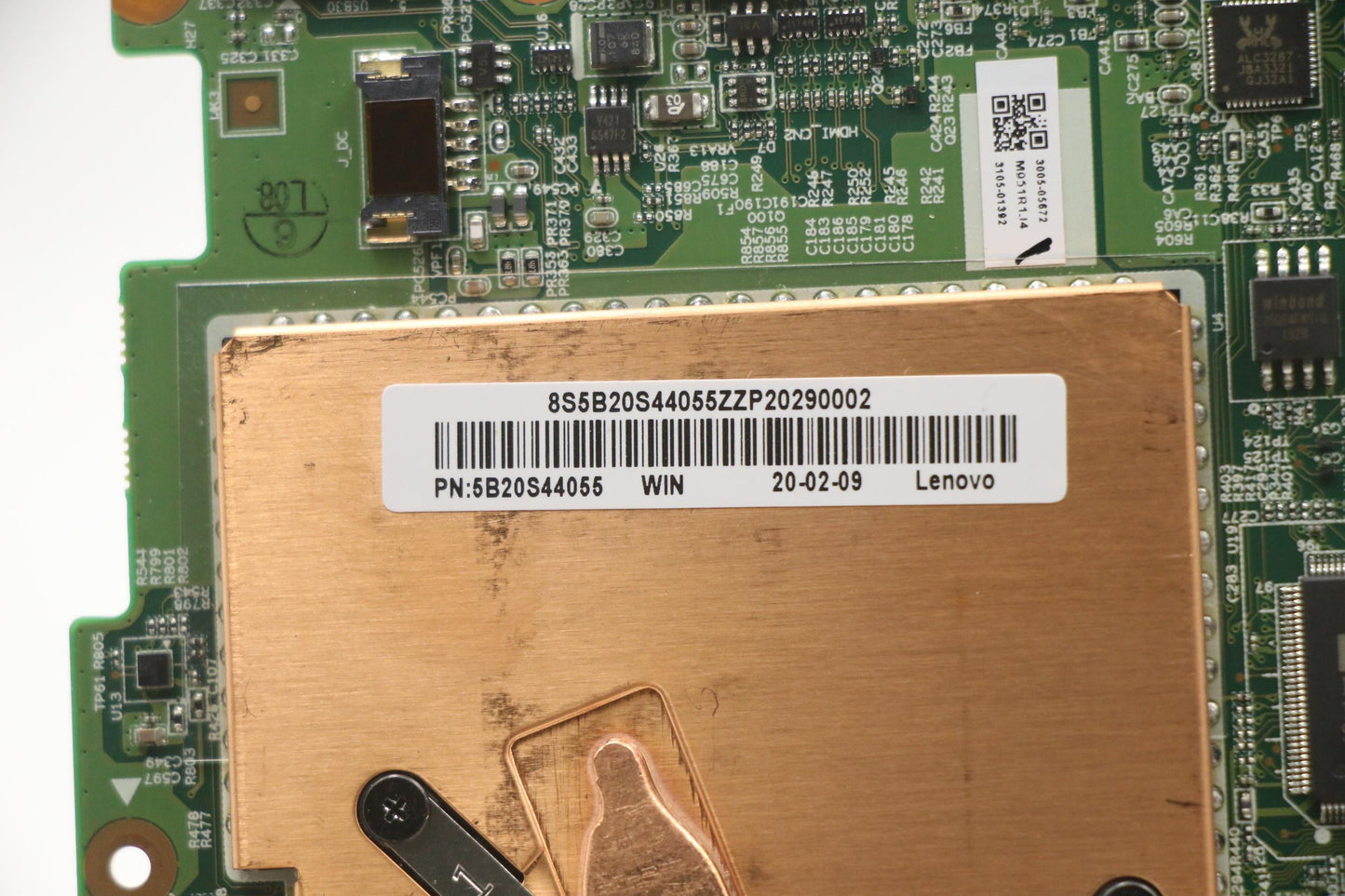 Lenovo 82B2 Motherboard, N4020 Processor, UMA, 4GB RAM, 64GB Storage, Windows - 5B20S44055