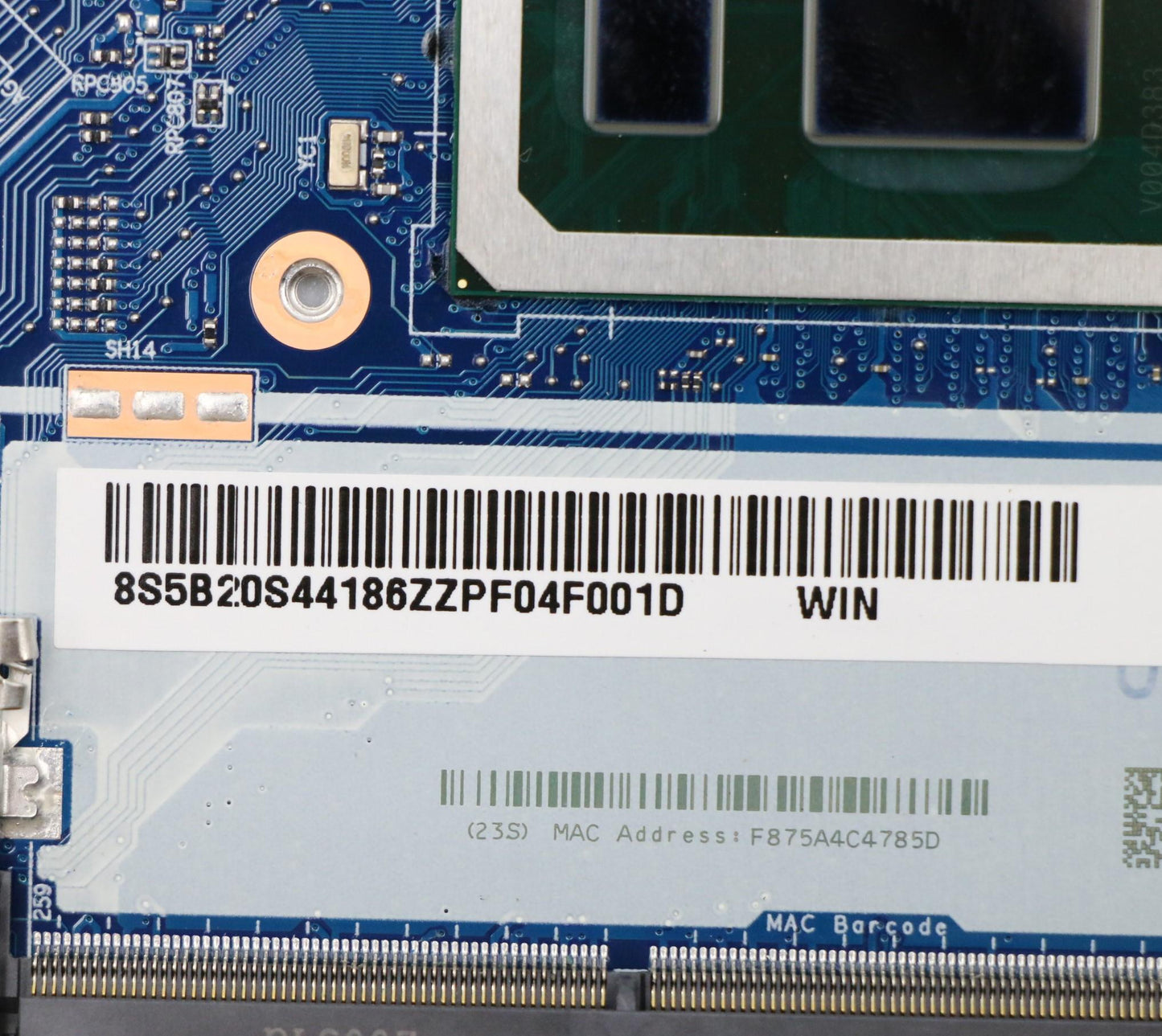 Lenovo Motherboard, i3-10110U, UMA, 4GB RAM, Windows - 5B20S44186