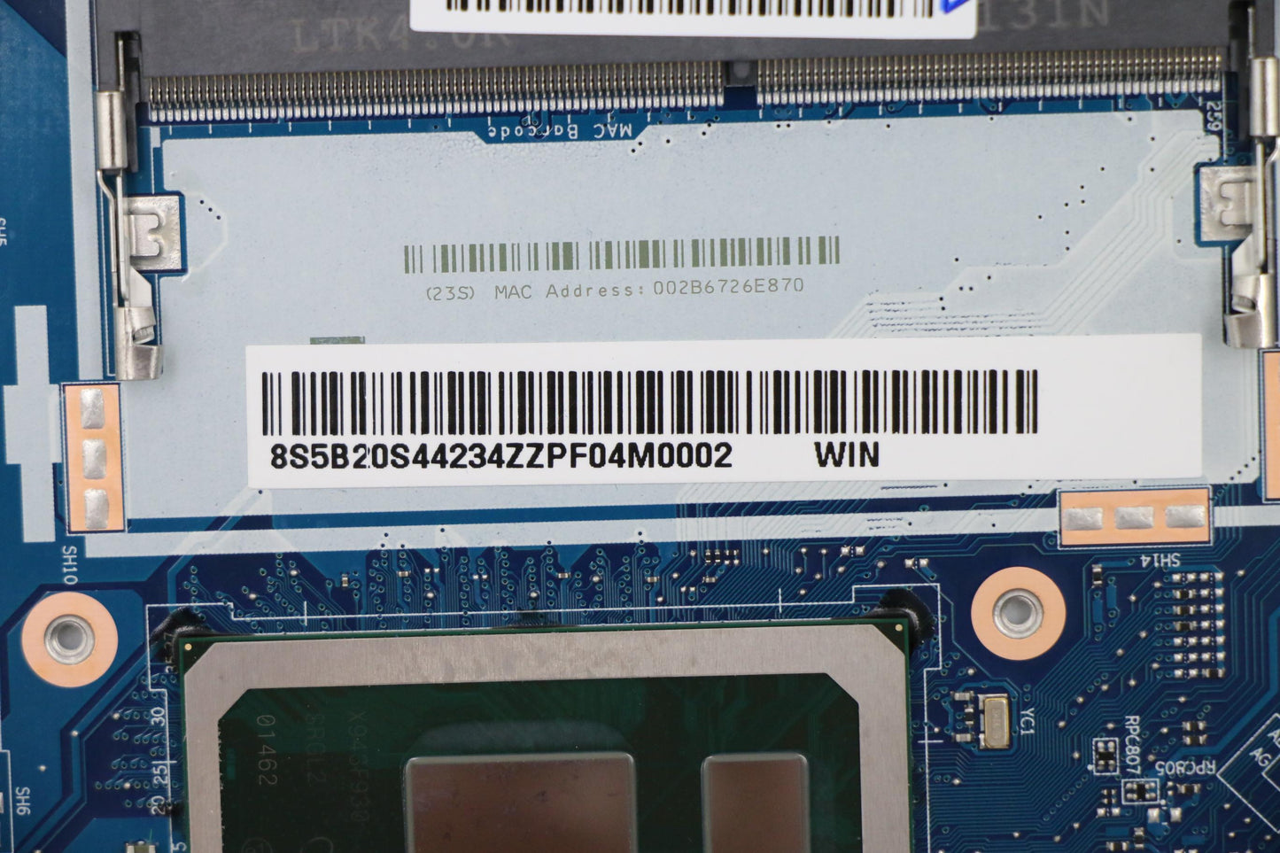 Lenovo System Board, Intel 6405U, UMA, 4GB RAM - 5B20S44234