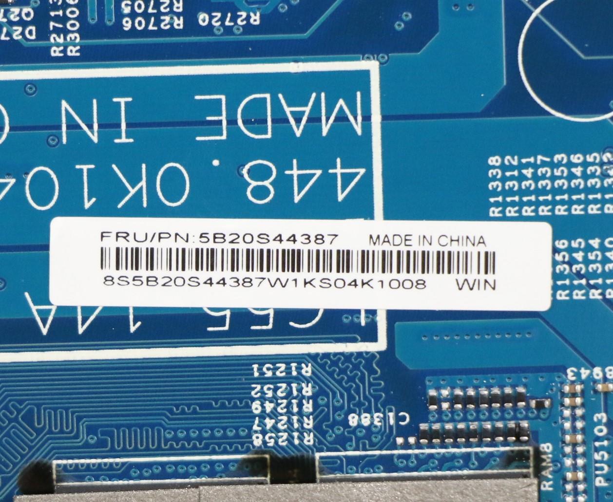 Lenovo System Board, R5-4500U, UMA Graphics, 8GB RAM - 5B20S44387