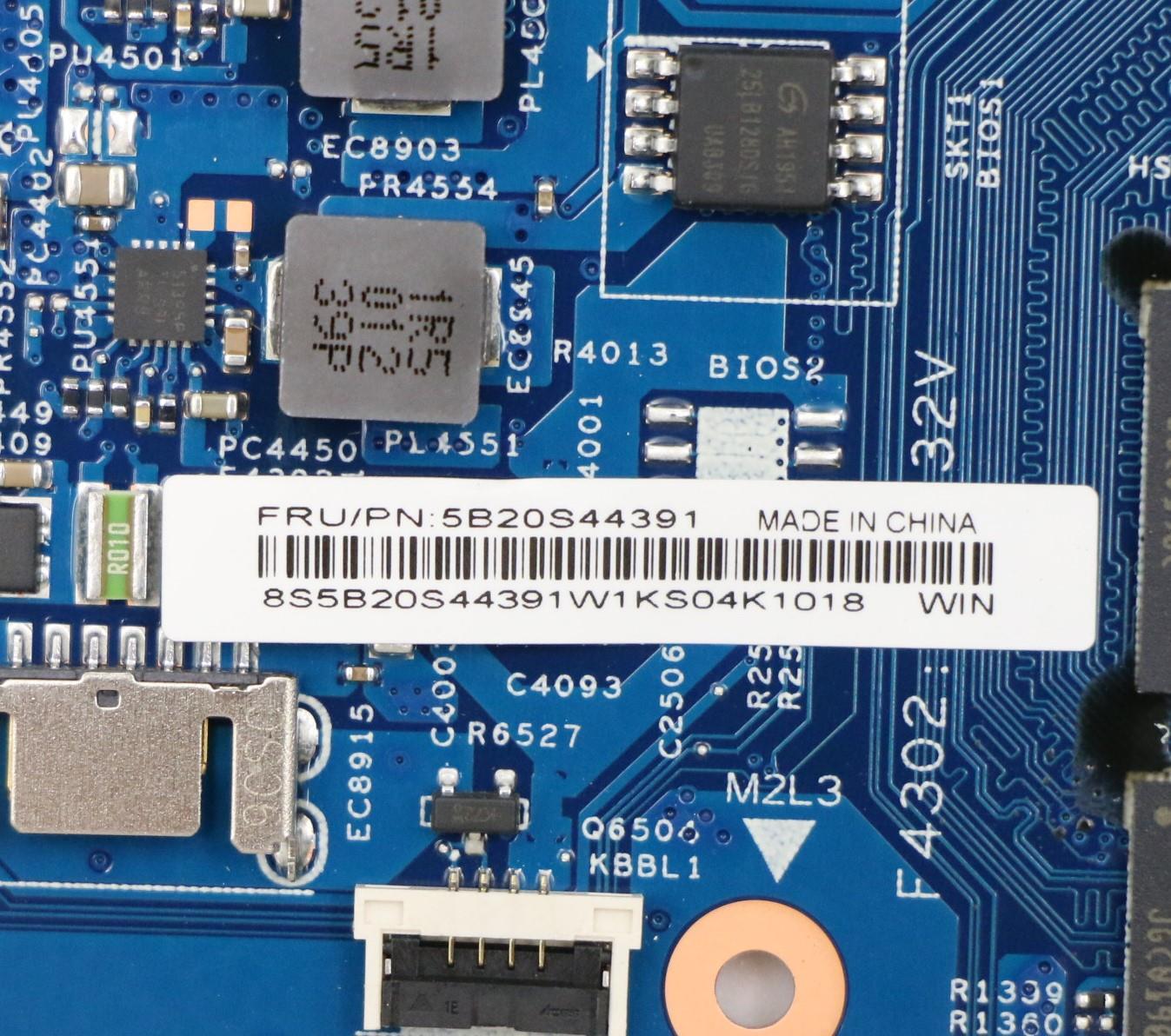 Lenovo System Board, MB W81X2, Windows, R5-4500U, UMA Graphics, 16GB RAM - 5B20S44391