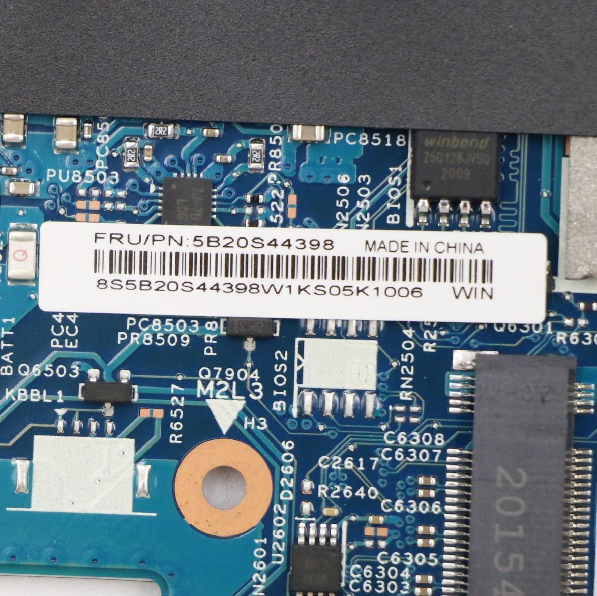 Lenovo System Board, i7-1065G7, Discrete Graphics, 16GB RAM, Windows - 5B20S44398