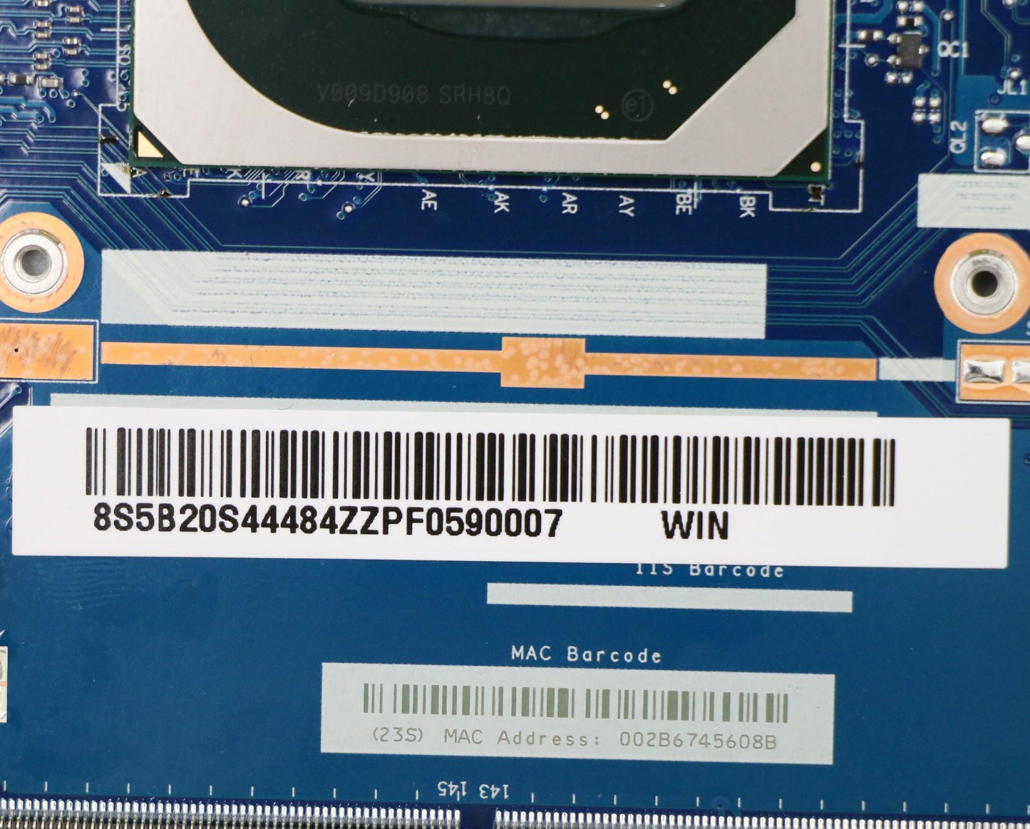 Lenovo Motherboard, i7-10750H, GTX1650, Windows DPK - 5B20S44484