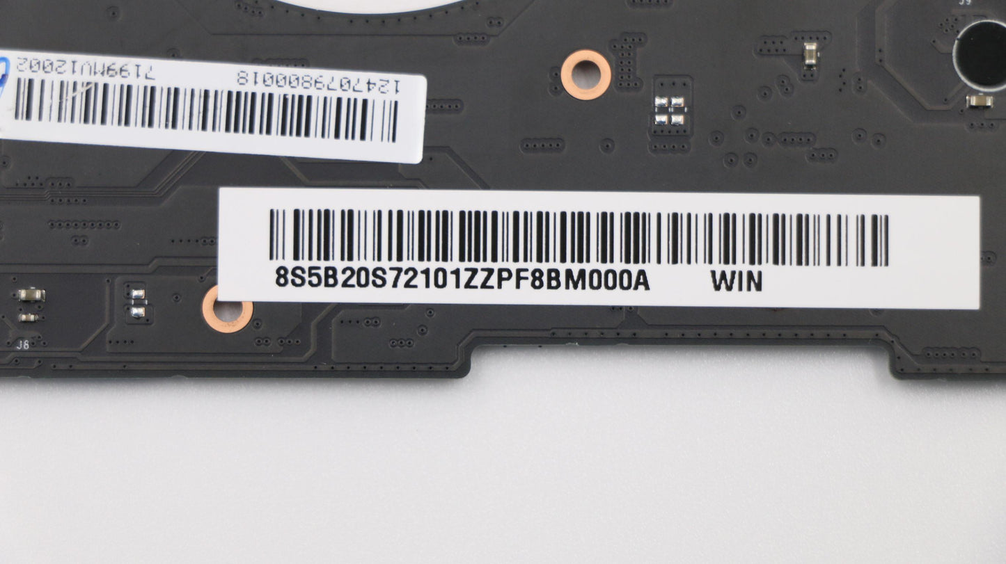 Lenovo System Board, Intel i7-8550U, UMA Graphics, 16GB RAM, Windows - 5B20S72101