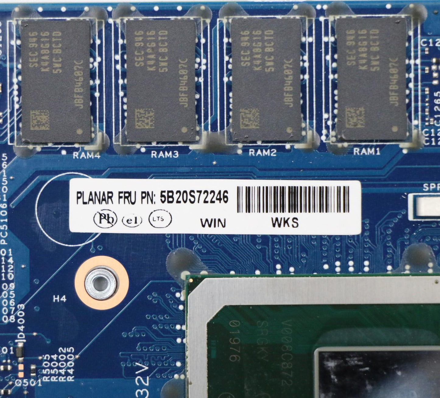 Lenovo BDPLANAR i5-10210U 4+4G OBM NvP YdT WIN - 5B20S72246