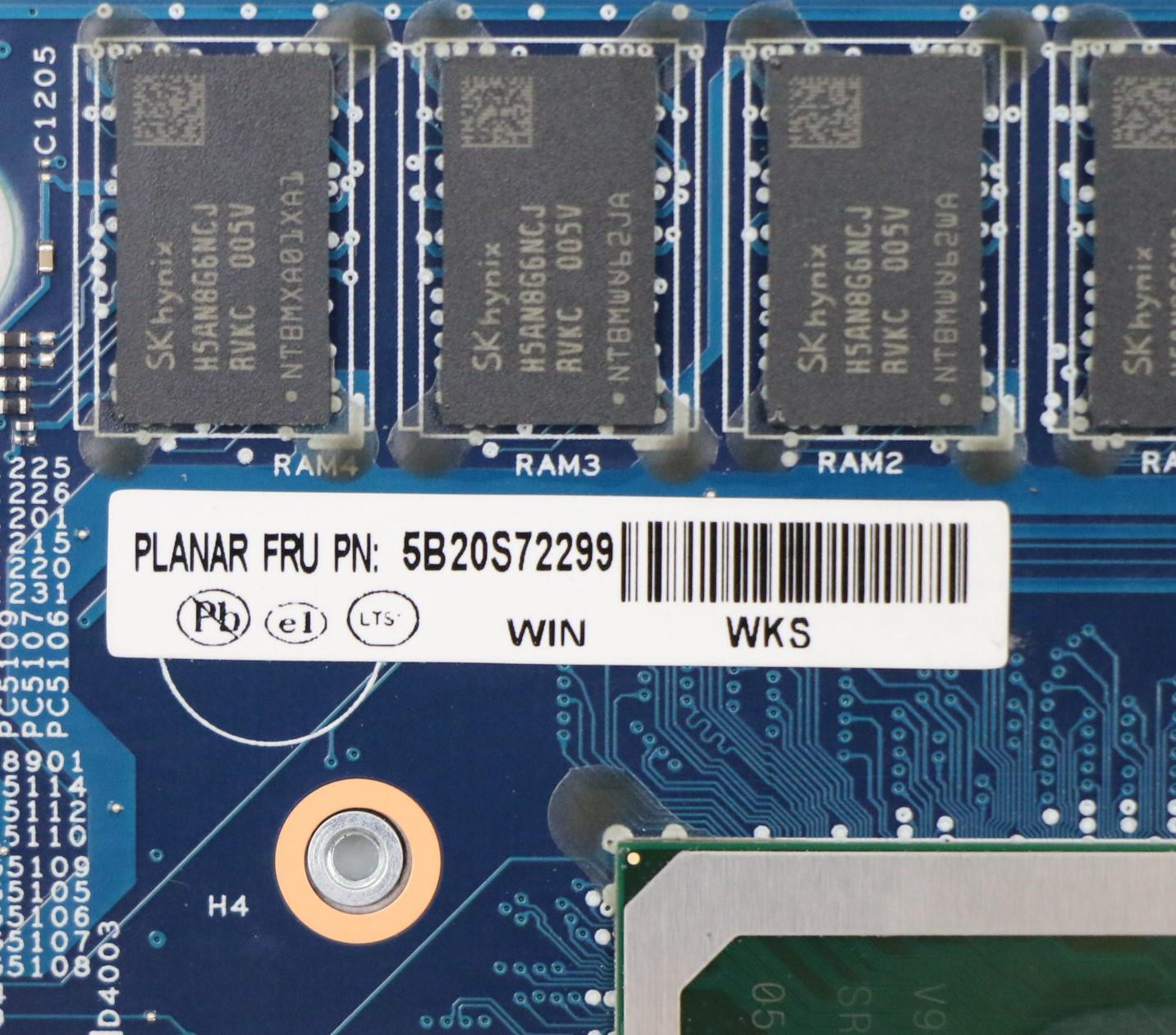 Lenovo System Board, i3-10110U, 4+4GB RAM, NvP, Windows - 5B20S72299