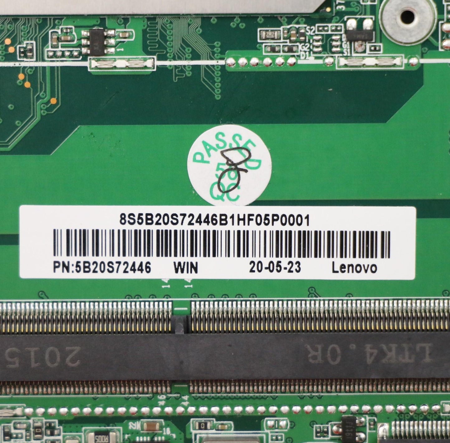 Lenovo Motherboard with i5-10210U, UMA Graphics, TPM for Windows - 5B20S72446