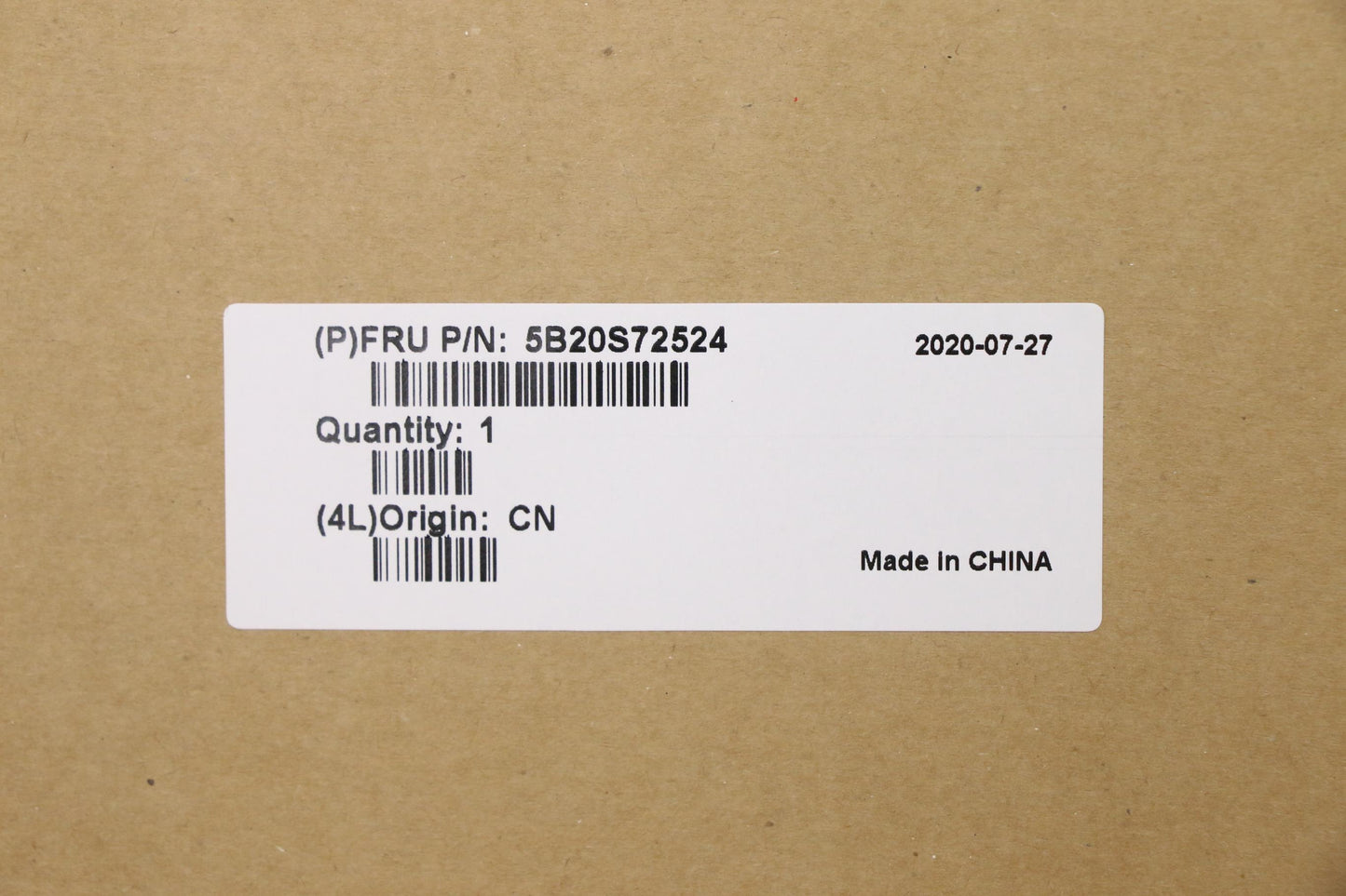 Lenovo System Board, i7-10510U, UMA, TPM, Windows - 5B20S72524