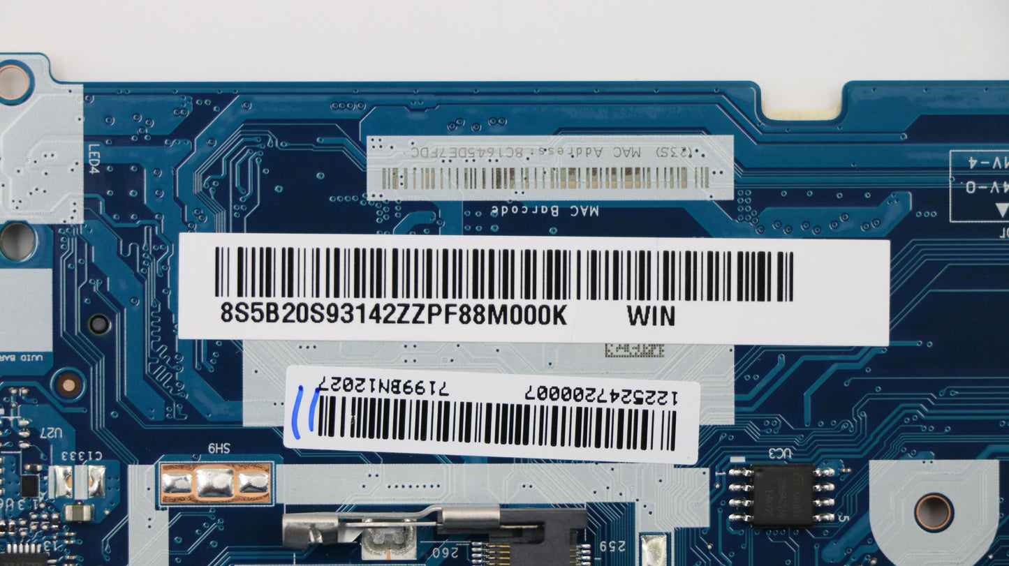 Lenovo System Board, Intel i3-7130U, UMA Graphics, 4GB RAM, Windows - 5B20S93142