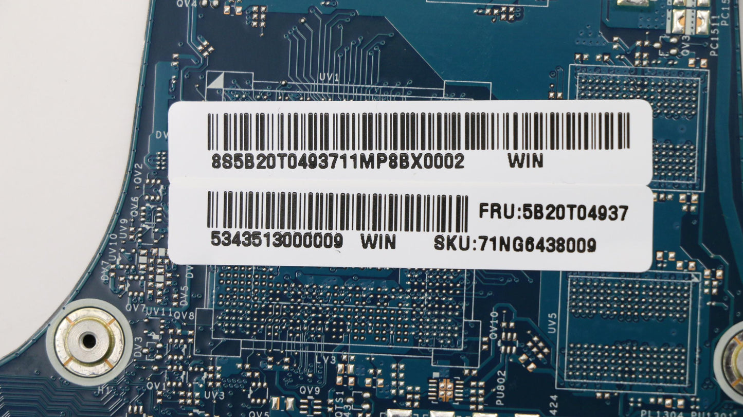 Lenovo Motherboard, i7-8565U, UMA, 8GB RAM, Windows - 5B20T04937