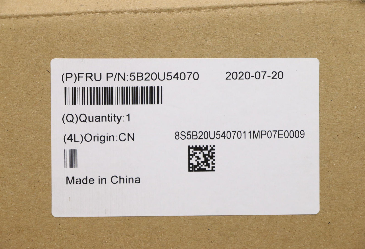 Lenovo System Board, UMA HDMI Out, WIN DPK - 5B20U54070