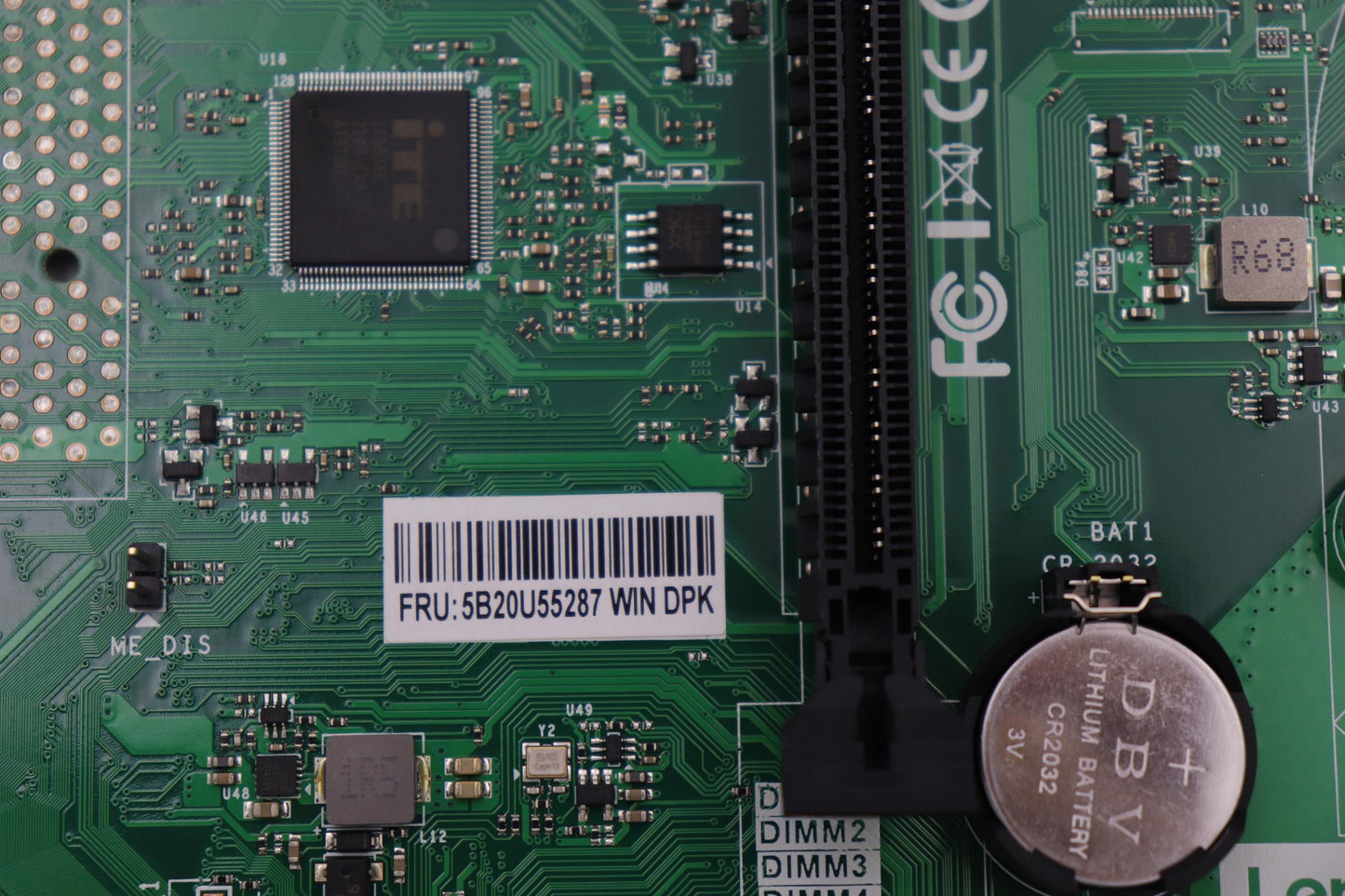 Lenovo B660 Motherboard, NATX Form Factor, Windows DPK - 5B20U55287