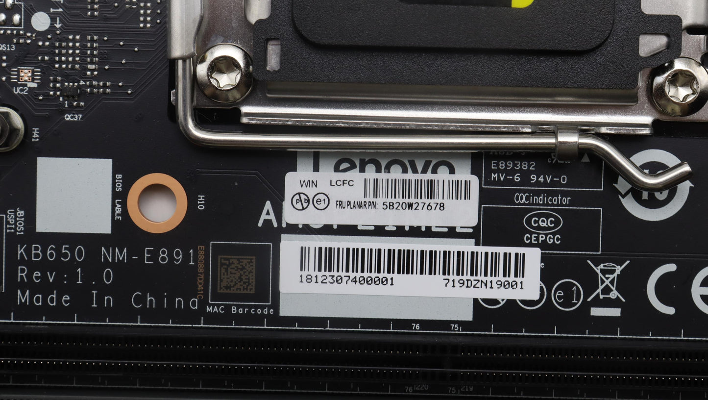 Lenovo ARA B650 WIN DPK System Board - 5B20W27678