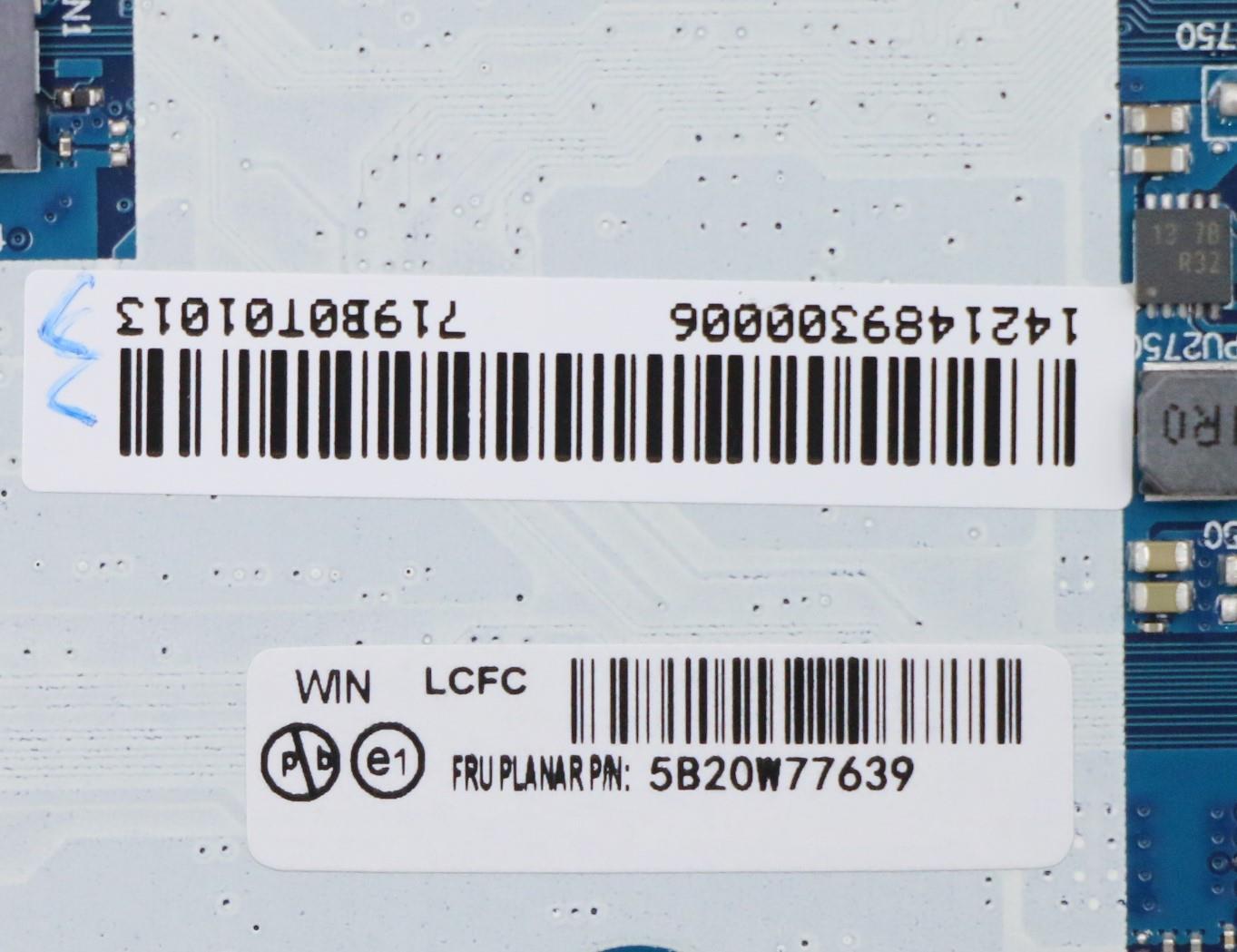 Lenovo Motherboard with AMD Ryzen 5 PRO 4650U, 16GB - 5B20W77639