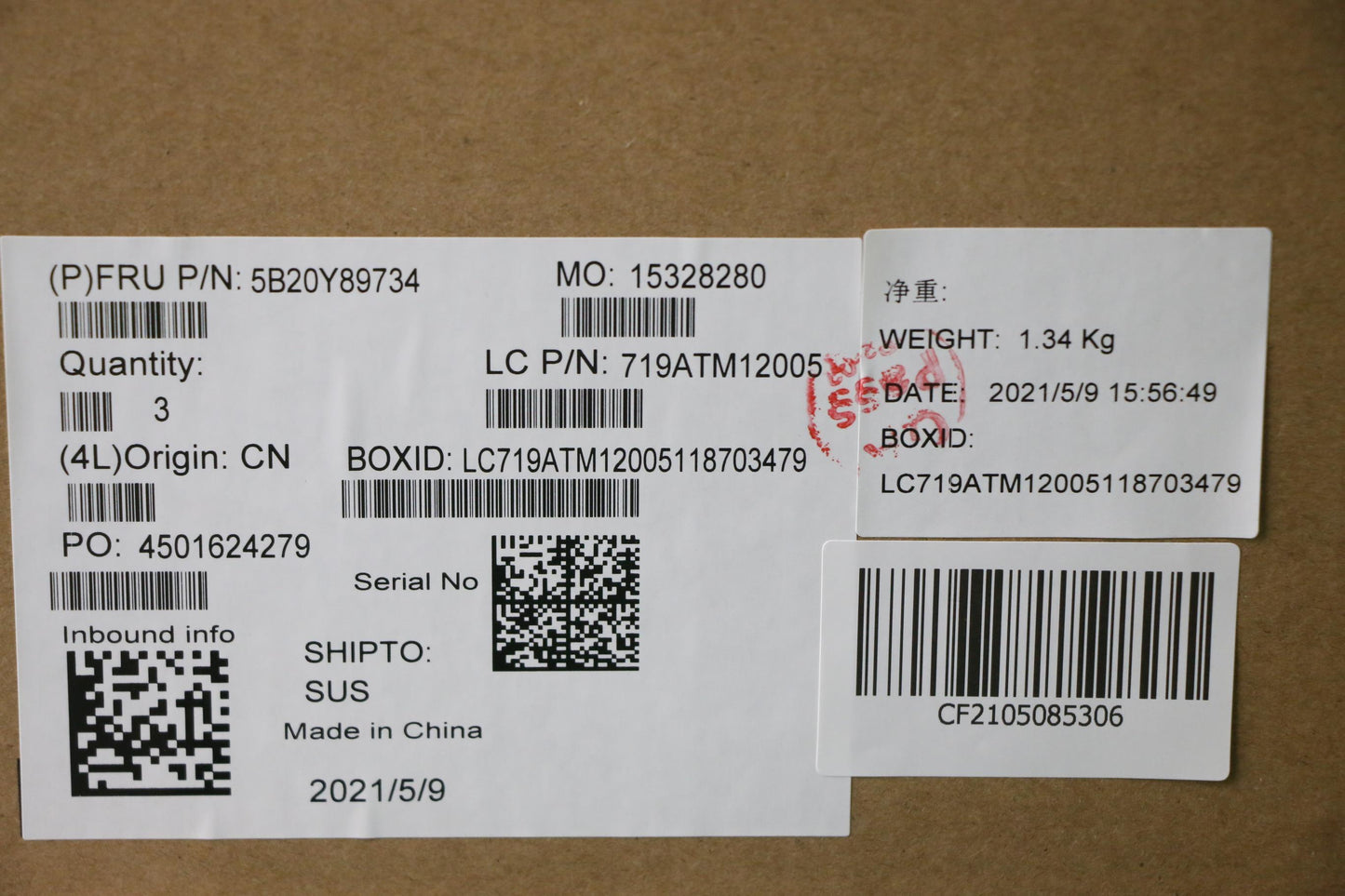 Lenovo Bdplanar Mb L 82Awwin I710875H - 5B20Y89734