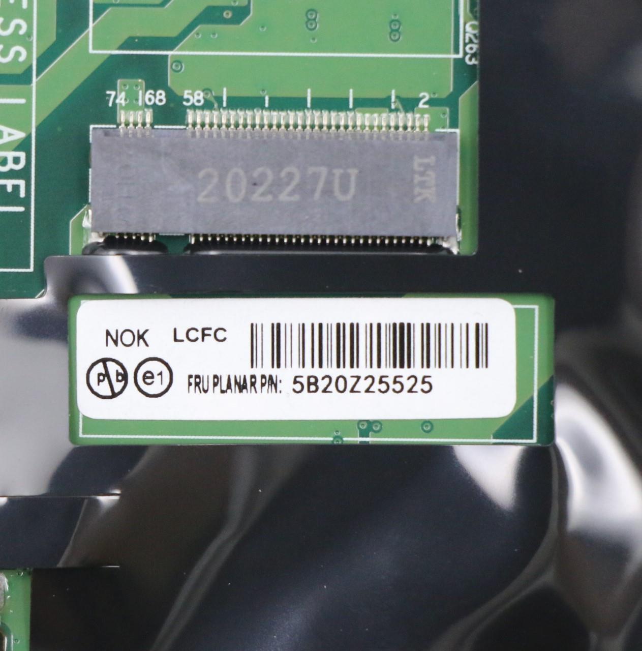 Lenovo Motherboard, i5-10210U, Nvidia, P16G, No OS Key, NAYTdT2, L3, yAB - 5B20Z25525